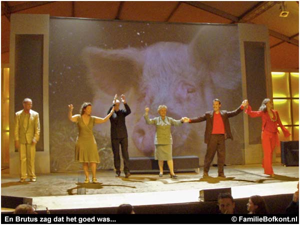 En Brutus zag dat het goed was...