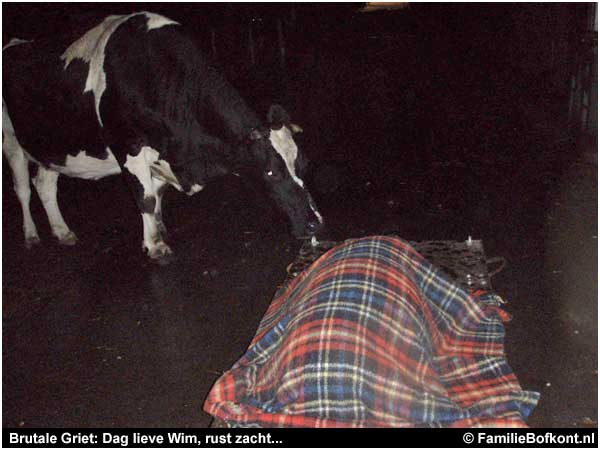 Brutale Griet: Dag lieve Wim, rust zacht...