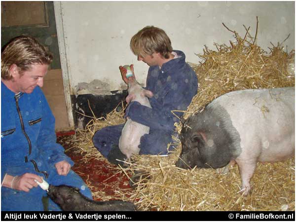 Altijd leuk Vadertje & Vadertje spelen...