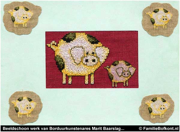 Beeldschoon werk van borduurkunstenares Marit Baarslag...